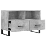 vidaXL Mobile per TV Grigio Cemento 80x36x50 cm Legno ingegnerizzato