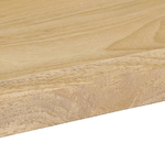 Tavolo da Pranzo 115x55x76 cm Legno Massello di Mango e Acciaio