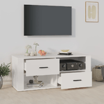 vidaXL Mobile Porta TV Bianco 100x35x40 cm in Legno ingegnerizzato