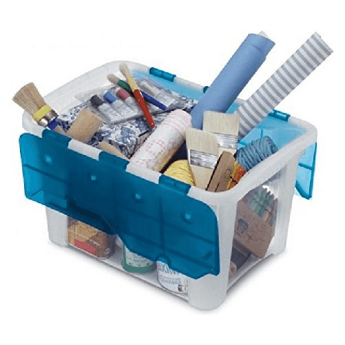 Terry-Store-Age-Home-Box-40-Armadietto-portaoggetti-Rettangolare-Trasparente