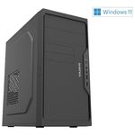 YASHI I5-12400 8GB 512SSD SHARED WIN11PRO Intel® Core™ i5 DDR4-SDRAM 512 GB SSD Windows 11 Pro Mini Tower PC Nero