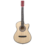 vidaXL Chitarra Acustica Western con 6 Corde 38" in Legno di Tiglio