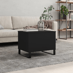 vidaXL Tavolino da Salotto Nero 60x44,5x45 cm in Legno ingegnerizzato