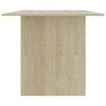 Tavolo da Pranzo Rovere Sonoma 180x90x76cm in Legno ingegnerizzato