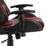 vidaXL Sedia da Gaming Girevole Rossa in PVC