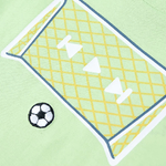 Maglietta da Bambino con Design Porta da Calcio Lime 92