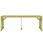 vidaXL Tavolo da Giardino 220x101,5x80 cm in Legno di Pino Impregnato