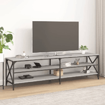 vidaXL Mobile TV Grigio Sonoma 180x40x50 cm in Legno ingegnerizzato