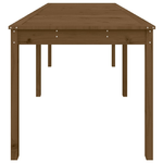 vidaXL Tavolo da Giardino Miele 159,5x82,5x76cm Legno Massello di Pino