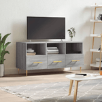 vidaXL Mobile TV Grigio Sonoma 102x36x50 cm in Legno ingegnerizzato