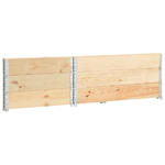 vidaXL Fioriere Rialzate 3 pz 100x150 cm in Legno Massello di Pino