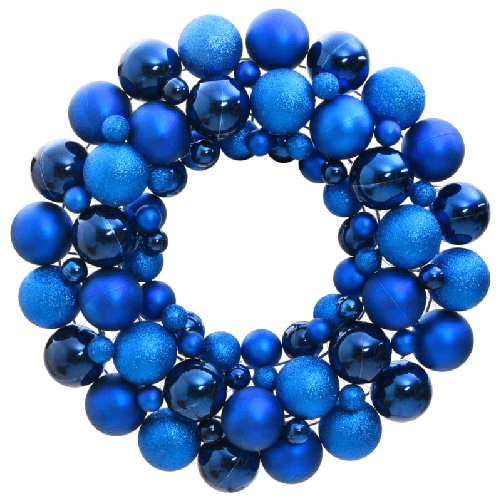 vidaXL Ghirlanda di Natale Blu 45 cm in Polistirene