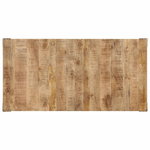 vidaXL Tavolo da Pranzo 180x90x75 cm in Legno Massello di Mango