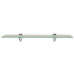 vidaXL Mensole Galleggianti 2 pz in Vetro 50x10 cm 8 mm