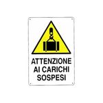 Cartello Carichi Sospesi 48X 68 Plastica