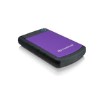 Transcend StoreJet 25H3P (USB 3.0), 2TB disco rigido esterno Nero, Viola