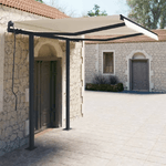 vidaXL Set Pali per Tenda da Sole Antracite 300x245 cm Ferro