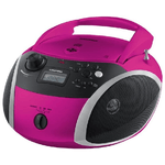 Grundig-GRB-3000-BT-Digitale-3-W-FM-Nero-Rosa-Argento-Riproduzione-MP3