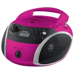 Grundig-GRB-3000-BT-Digitale-3-W-FM-Nero-Rosa-Argento-Riproduzione-MP3