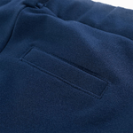 Pantaloni per Bambini con Finiture Nere Blu Marino 92