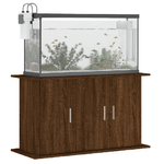 vidaXL Supporto Acquario 101x41x58 cm Legno ingegnerizzato Rovere Marrone