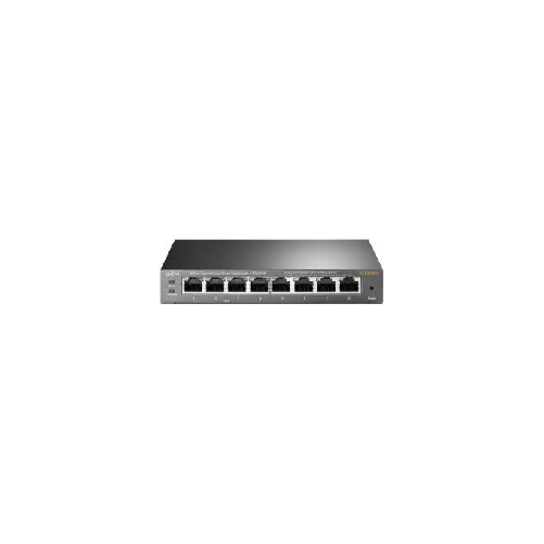 TP-Link-TL-SG108PE-Gestito-L2-Gigabit-Ethernet--10-100-1000--Supporto-Power-over-Ethernet--PoE--Nero