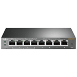 TP-Link-TL-SG108PE-Gestito-L2-Gigabit-Ethernet--10-100-1000--Supporto-Power-over-Ethernet--PoE--Nero