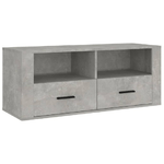 vidaXL Mobile per TV Grigio Cemento 100x35x40 cm Legno ingegnerizzato