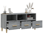 Mobile TV Grigio Sonoma 102x36x50 cm in Legno ingegnerizzato