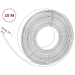 Bordature da Giardino 5 pz Marroni 10 m 10 cm in Polietilene