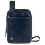 Piquadro CA3084B2 Pelle Blu Borsa a tracolla