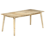 Tavolo da Pranzo 180x90x76 cm in Legno Massello di Mango