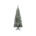 Albero di Natale Falcade Innevato 120cm Diametro 45cm 198 rami