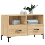 vidaXL Mobile per TV Rovere Sonoma 80x36x50 cm Legno ingegnerizzato