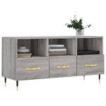 vidaXL Mobile TV Grigio Sonoma 102x36x50 cm in Legno ingegnerizzato