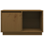 vidaXL Mobile TV Miele 74x35x44 cm in Legno Massello di Pino