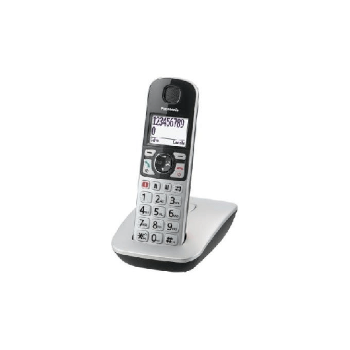 Panasonic-KX-TGE510JTS-telefono-Telefono-DECT-Identificatore-di-chiamata-Argento