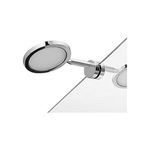 Gedy Armadietti Monoblocchi Lampade Lampade E Faretti Top Design Cromato Metallo 3,2x8,1x14,8 Cm