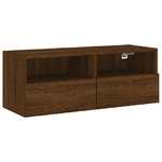 vidaXL Mobile TV a Parete Rovere Marrone 80x30x30 cm Legno ingegnerizzato