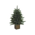 Albero di Natale Pinetto con Vaso Effetto Legno 100cm