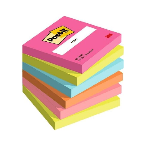 Post-it-Confezione-6-Blocchetti-76x76mm-Collezione-Poptimistic-Rosa