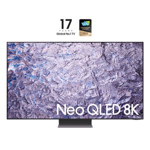 Samsung Series 8 TV QE75QN800CTXZT Neo QLED 8K, Smart TV 75" Processore Neural Quantum 8K, Dolby Atmos e OTS+