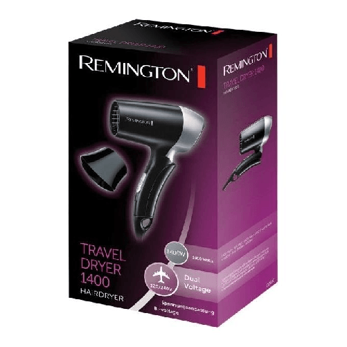 Remington-D2400-asciuga-capelli-1400-W-Nero-Argento