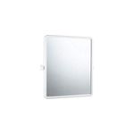 Gedy Specchio Senza Luci Con Cornice Bianco Abs 70x60x18 Cm