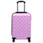 vidaXL Set Valigie Trolley a Custodia Rigida 2 pz Rosa in ABS