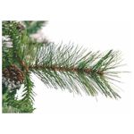 Albero di Natale Stoccolma 225 cm 1369 rami con pigne in pvc