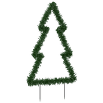 vidaXL Decorazione Luminosa Natale Picchetti Terra Albero 115LED 90cm