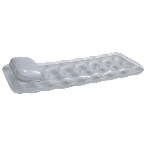 Bestway-43024-galleggiante-da-piscina-e-da-spiaggia-Grigio-Trasparente-Vinile-Materassino-galleggiante