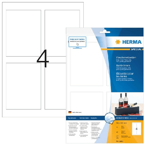 HERMA-8882-etichetta-per-stampante-Bianco-Etichetta-per-stampante-autoadesiva