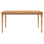 Tavolo Batavia 150x90x75 cm Legno Massello di Teak